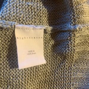 100% Linen Cropped Cardigan